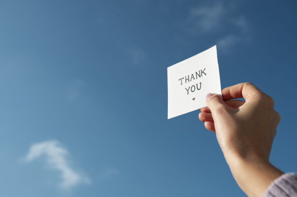 La gratitudine può trasformare radicalmente la nostra vita